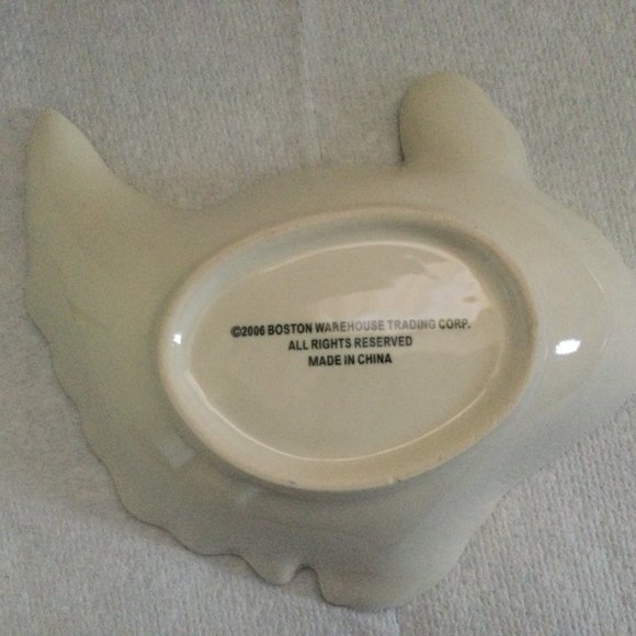 2006 Boston Warehouse homecoming Dip Bowl and Spreader 2 pieces Set ceramic - Picture 3 of 7